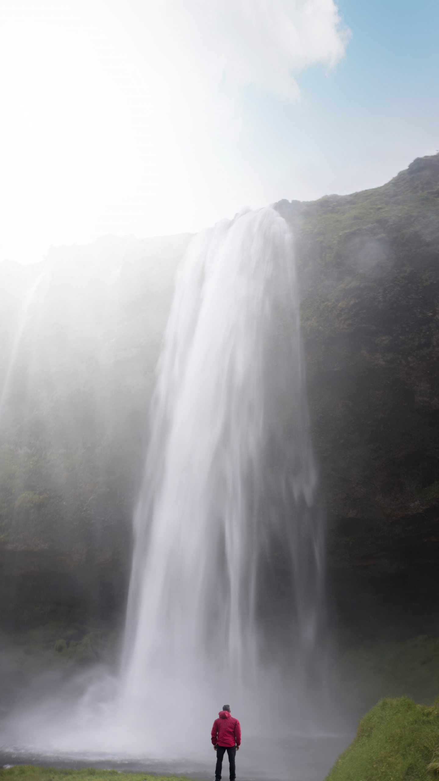 Cascada, Curso de Agua, Los Recursos de Agua, Agua, Highland. Wallpaper in 1440x2560 Resolution