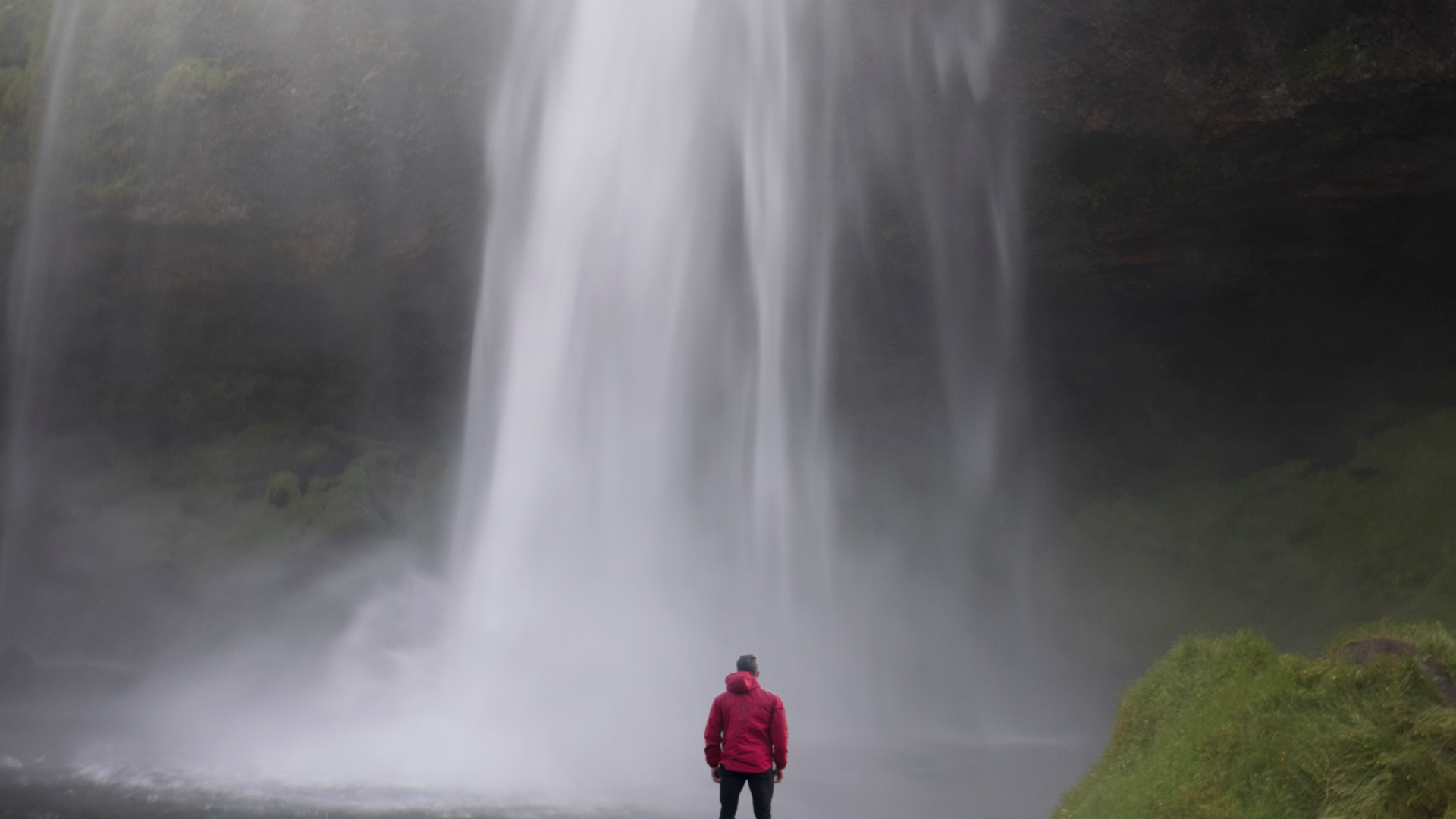 Waterfall, Watercourse, Water Resources, Water, Highland. Wallpaper in 1920x1080 Resolution