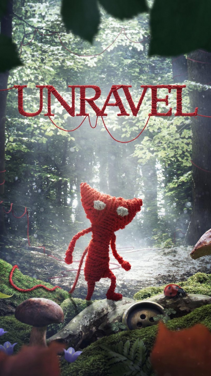 Unravel, Puzzle Video Game, Natural Environment, Jungle, pc Game. Wallpaper in 720x1280 Resolution
