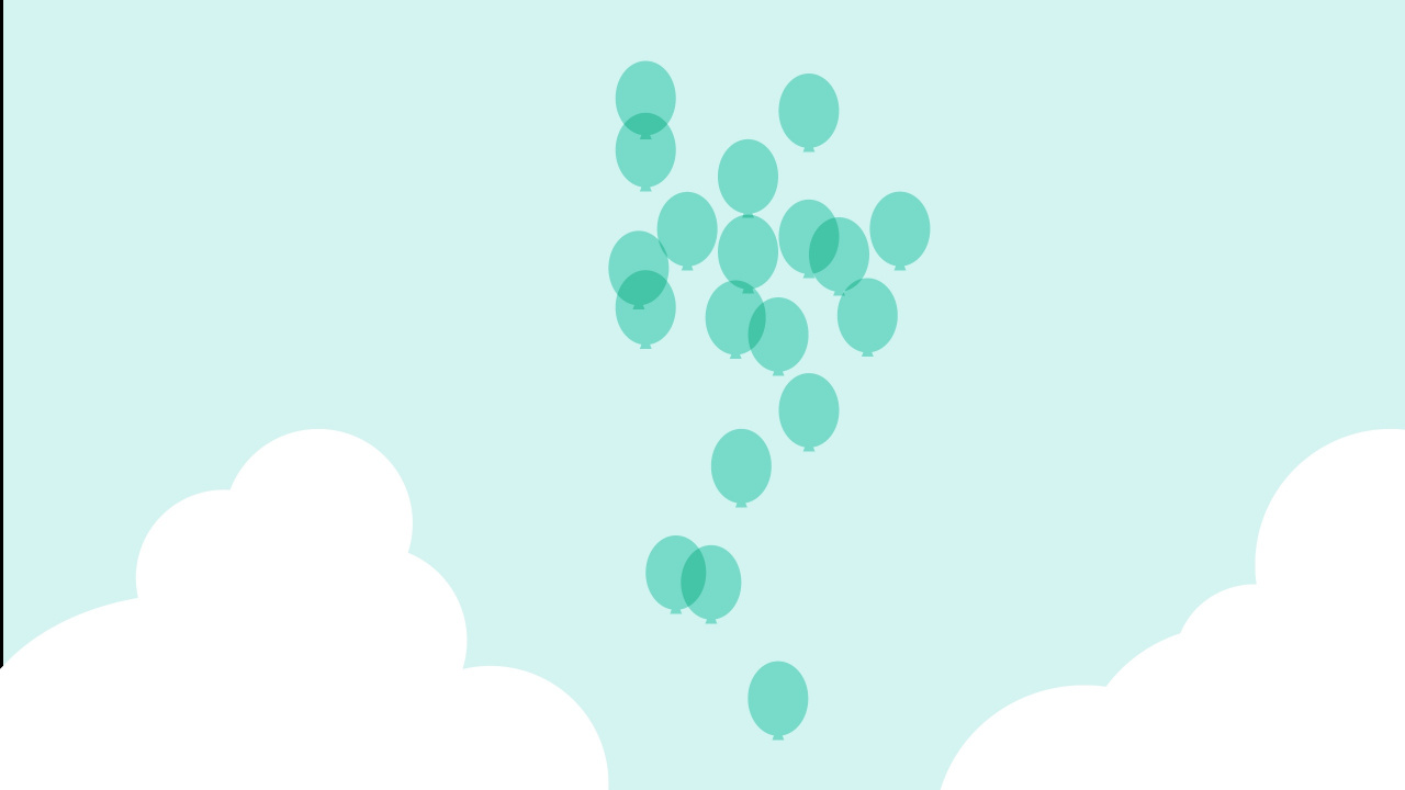 Red Heart Shape on White Background. Wallpaper in 1280x720 Resolution