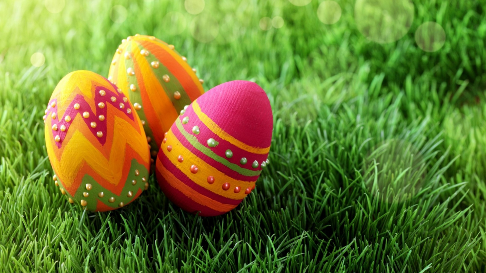 Easter Egg, Easter Bunny, Grass, Easter, Holiday. Wallpaper in 1920x1080 Resolution
