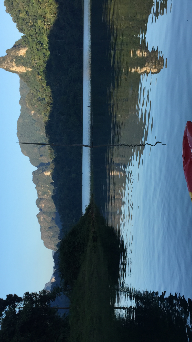 Water, Vegetation, Azure, Sunlight, Calm. Wallpaper in 750x1334 Resolution