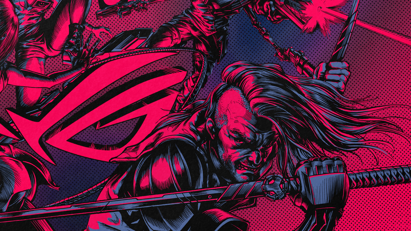 Teléfono Asus Rog 5, Asus, Teléfono Asus Rog 5s, Android, Manga. Wallpaper in 1366x768 Resolution