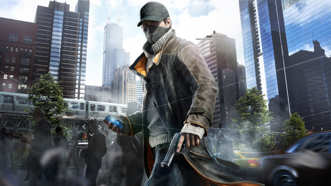 Wachhund, Watch Dogs 2, Aiden Pearce, Pc-Spiel, Games. Wallpaper in 1366x768 Resolution