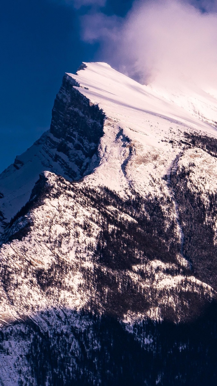Mount Rundle, Mountainous Landforms, Mountain, Mountain Range, Ridge. Wallpaper in 720x1280 Resolution