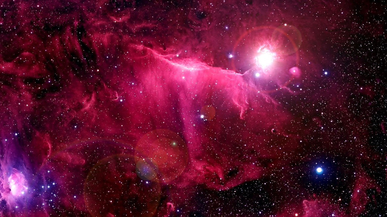 el Espacio Exterior, Objeto Astronómico, Rosa, Morado, Universo. Wallpaper in 1280x720 Resolution