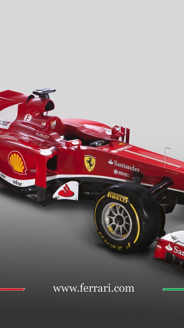 Red Ferrari f 1 Car. Wallpaper in 720x1280 Resolution