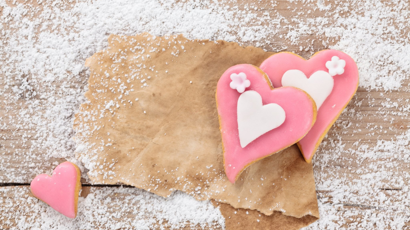 Coraz, Postre, Amor, Alimento, Baya. Wallpaper in 1366x768 Resolution