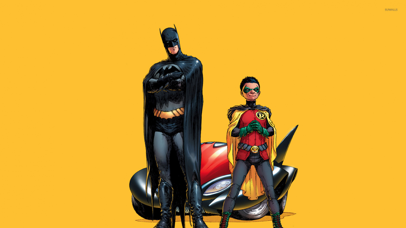 Hombre en Traje Negro y Rojo Con Máscara Negra y Amarilla. Wallpaper in 1366x768 Resolution