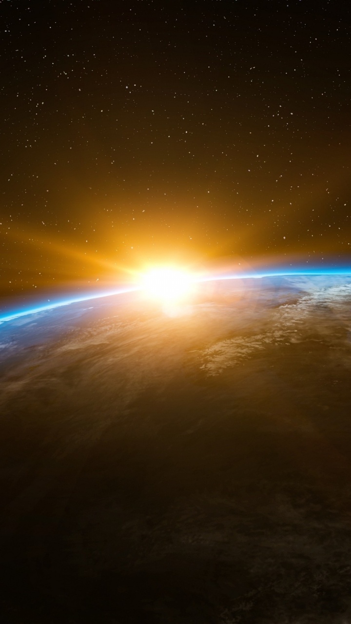 Sun in The Sky During Night Time. Wallpaper in 720x1280 Resolution