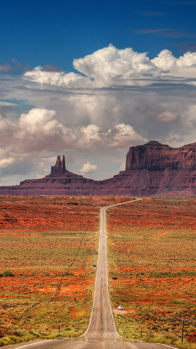 Campo de Hierba Marrón y Verde Cerca de la Montaña Bajo Nubes Blancas y Cielo Azul Durante el Día. Wallpaper in 750x1334 Resolution