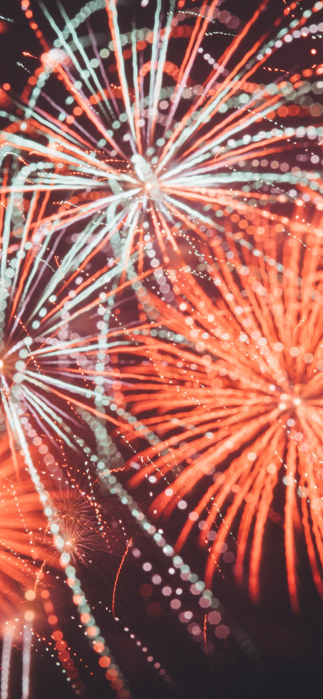 Feuerwerk, Unabhängigkeitstag, Neue Jahre Tag, Natur, Festival. Wallpaper in 1125x2436 Resolution