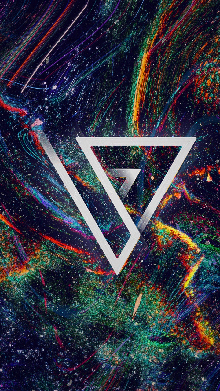 Weißer Buchstabe m Auf Schwarzem Und Rotem Textil. Wallpaper in 720x1280 Resolution