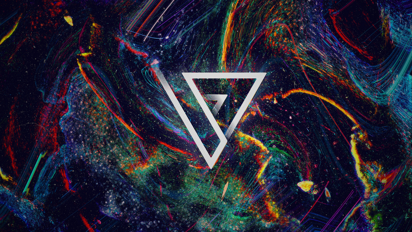 White Letter m on Black and Red Textile. Wallpaper in 1366x768 Resolution