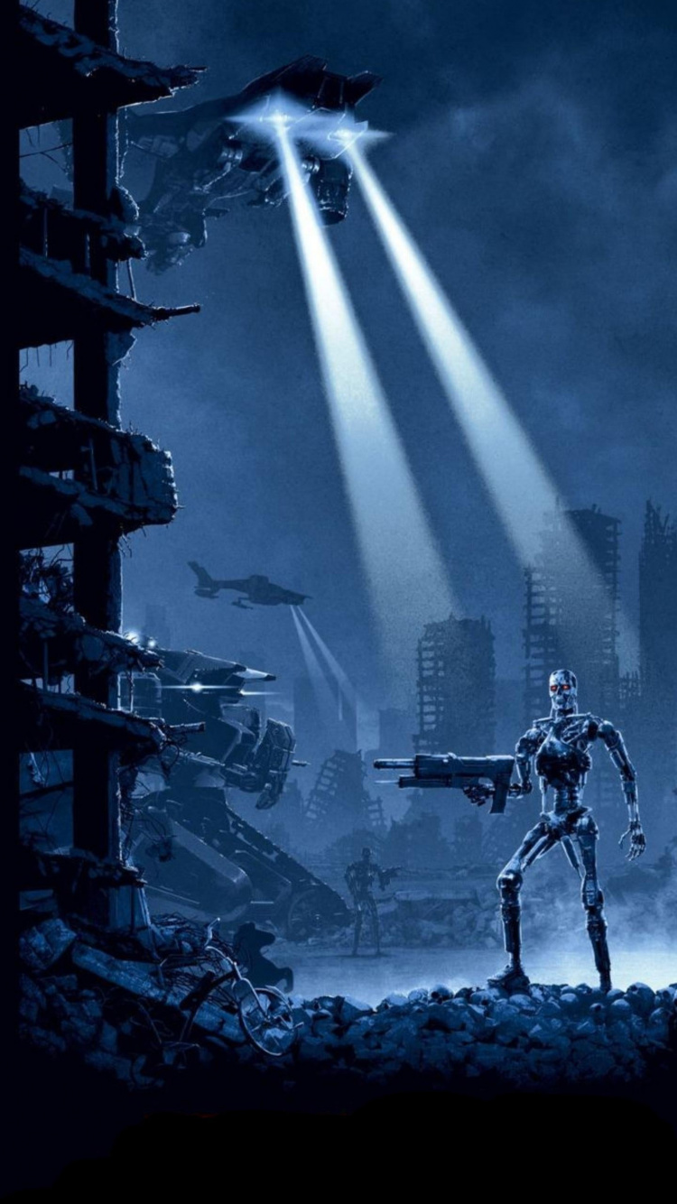 Matt Ferguson Terminator 2, Poster, Terminator 2-Poster, Szenendrucke, Science-fiction. Wallpaper in 750x1334 Resolution