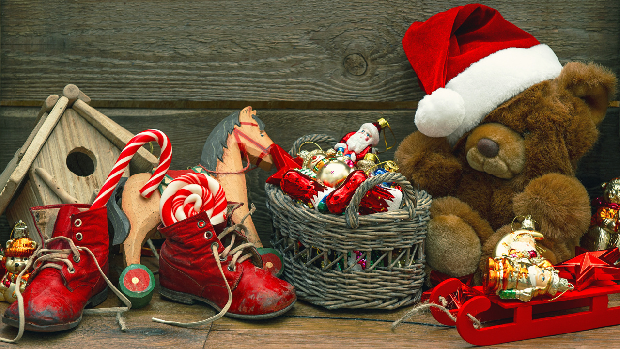 Christmas Day, Santa Claus, Christmas, Christmas Decoration, Christmas Ornament. Wallpaper in 1280x720 Resolution