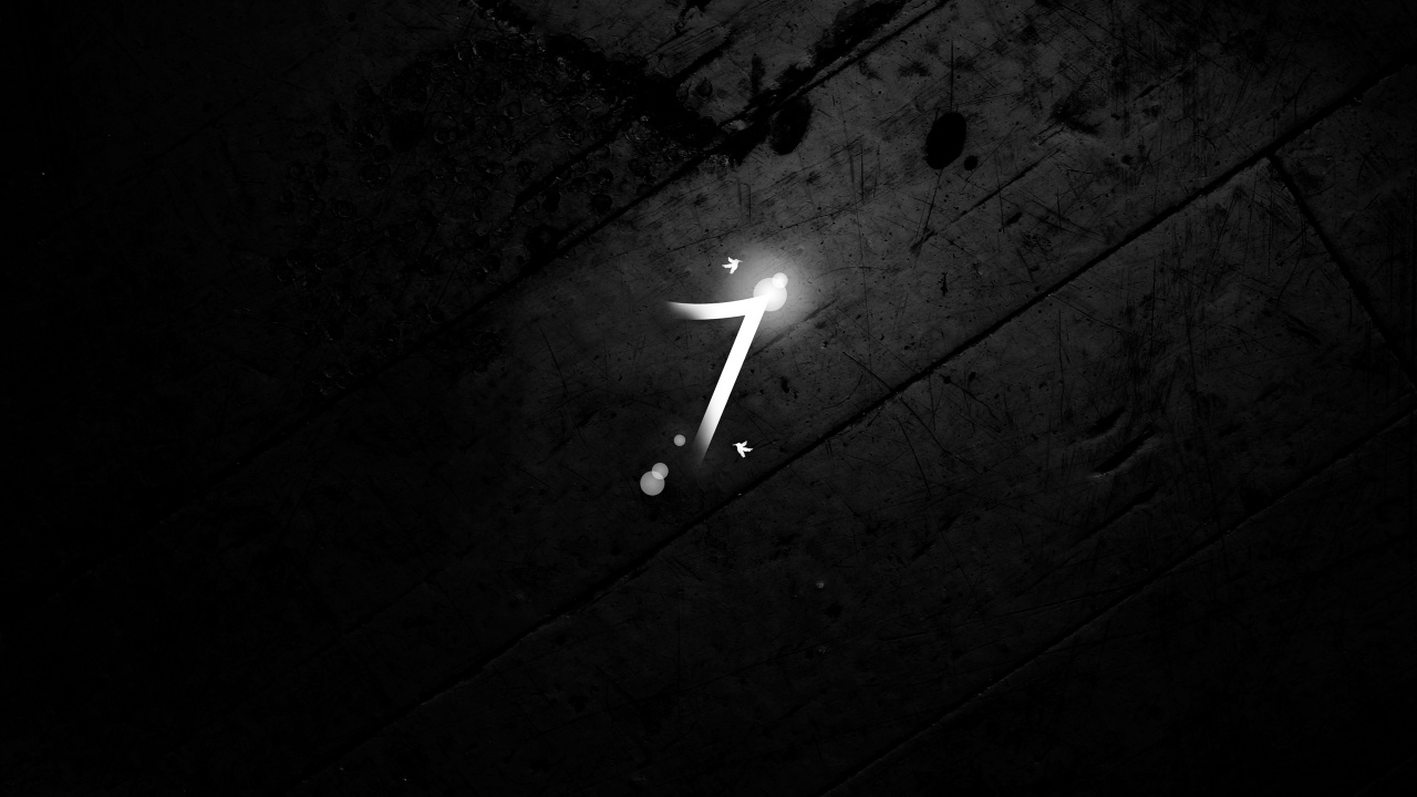 White Light Bulb on Black Surface. Wallpaper in 1280x720 Resolution