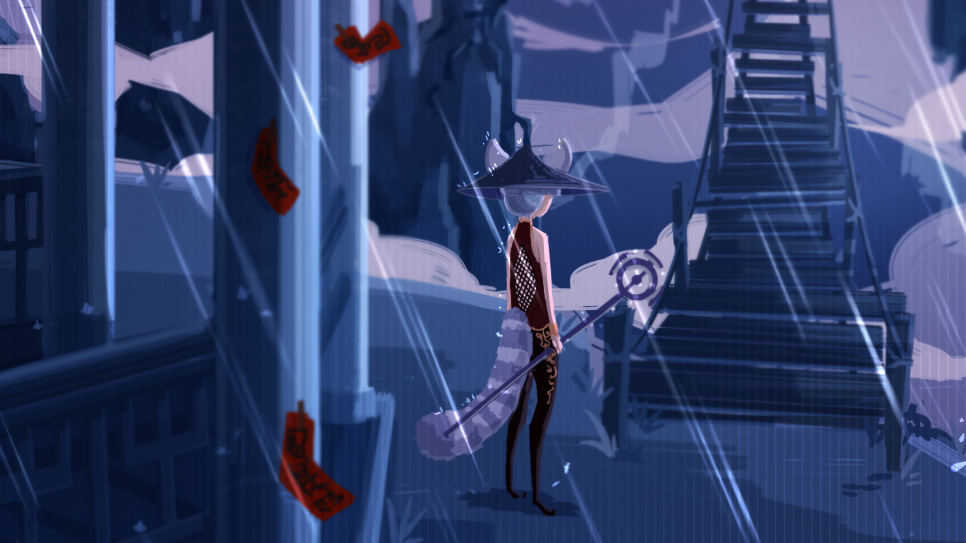 Man in White Shirt and Black Shorts Jumping on Glass Building During Daytime. Wallpaper in 1366x768 Resolution