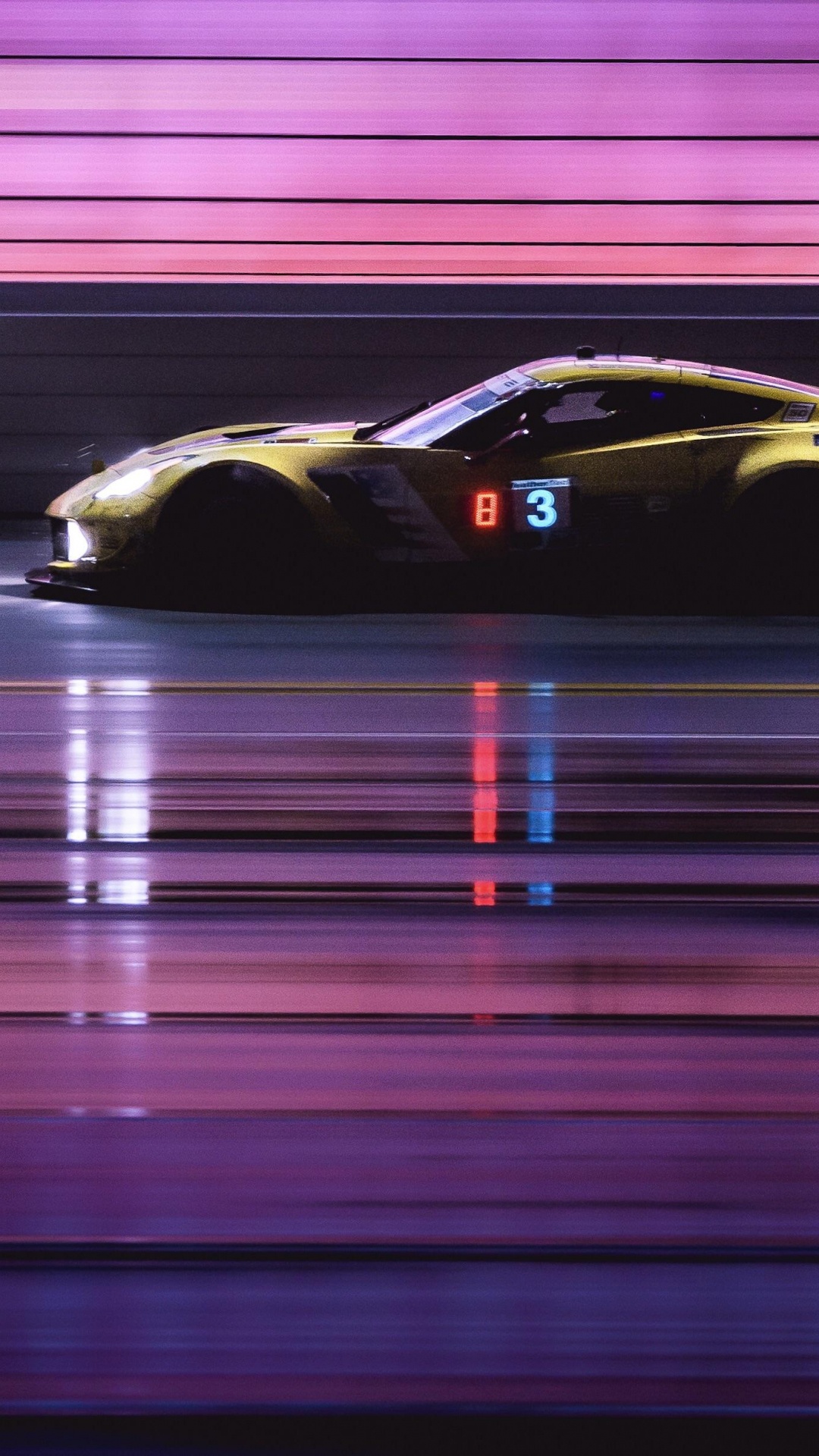 Schwarz-Weiß-Sportwagen. Wallpaper in 1080x1920 Resolution