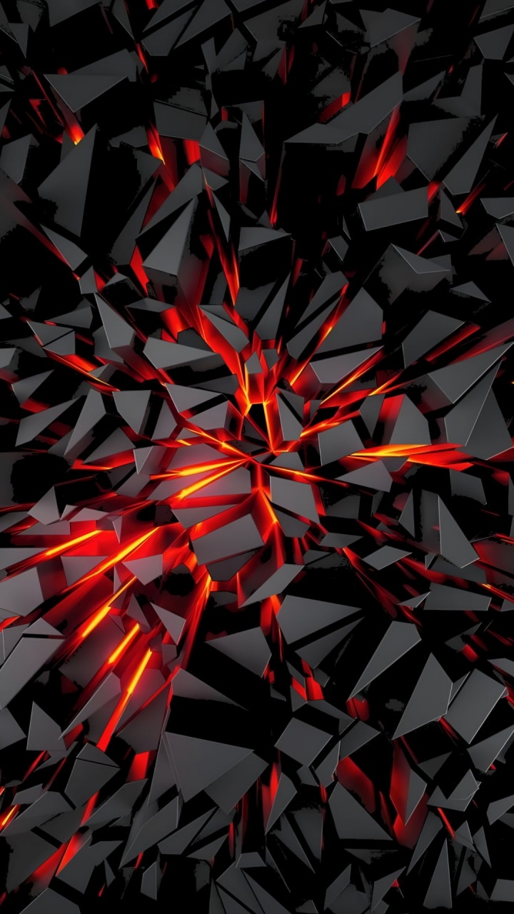 TikTok, Footage, Red, Orange, Graphics. Wallpaper in 720x1280 Resolution
