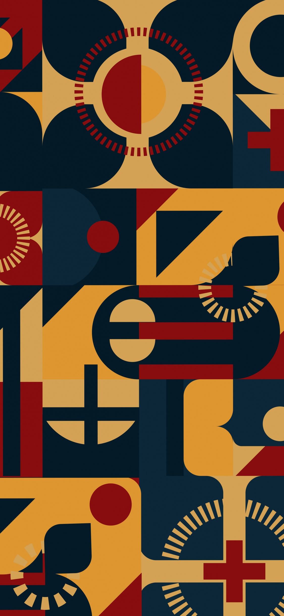 Muster, Digitaler Fisch, Rechteck, Textil, Kunst. Wallpaper in 1125x2436 Resolution