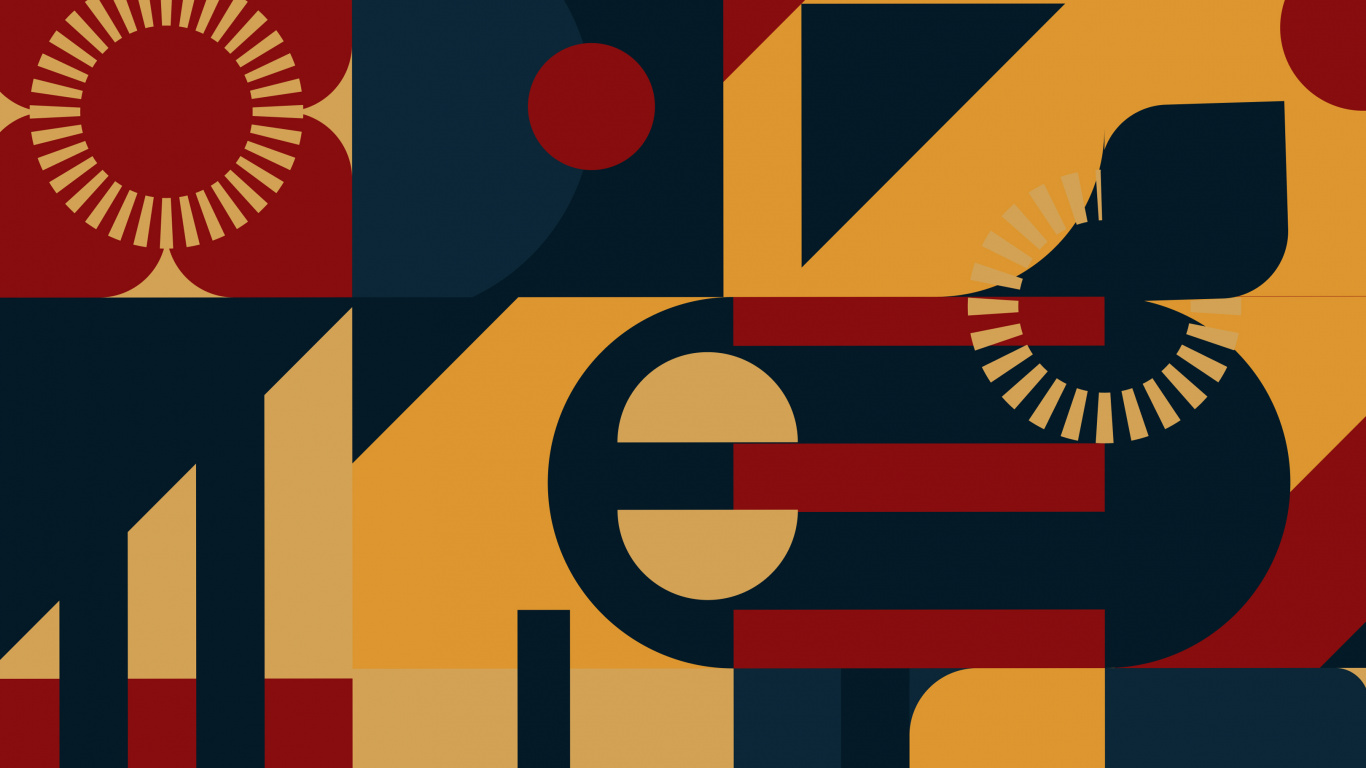 Muster, Digitaler Fisch, Rechteck, Textil, Kunst. Wallpaper in 1366x768 Resolution