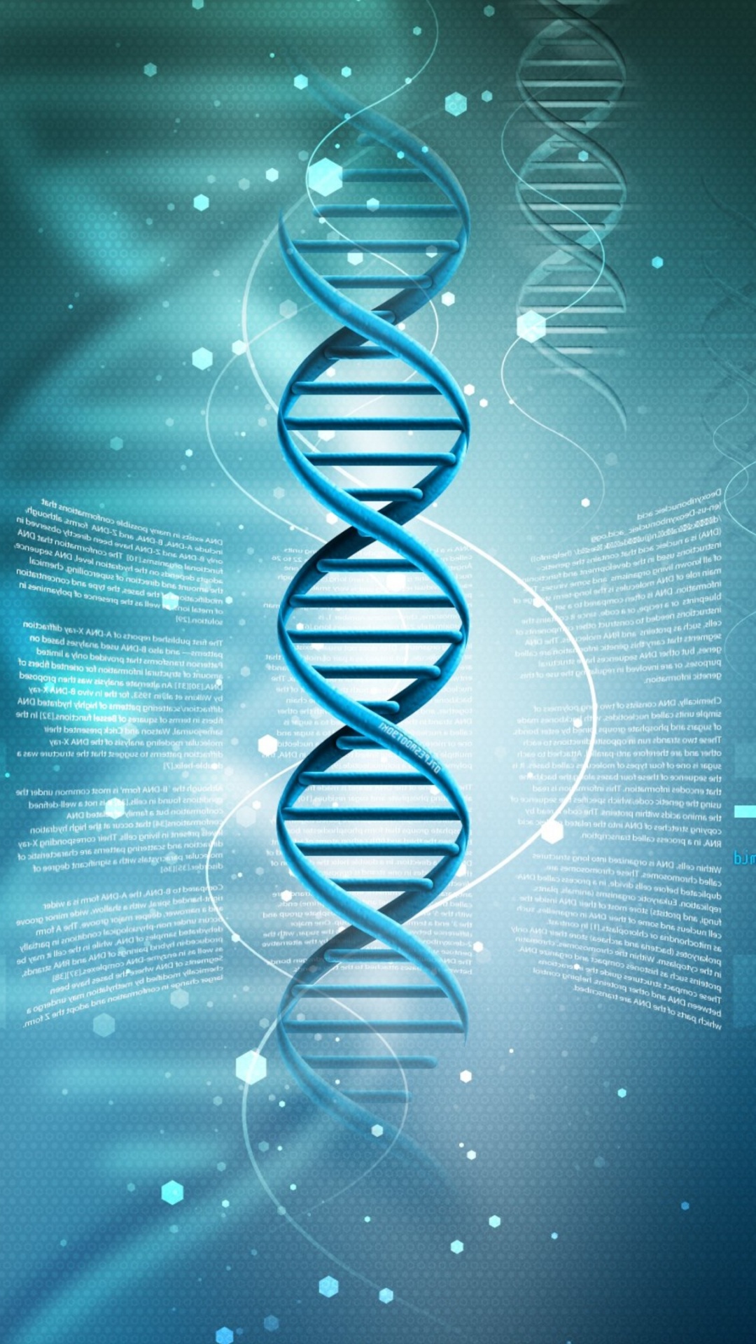 Dna, 文本, 图形设计, 电蓝色的, 浅蓝色的 壁纸 1080x1920 允许