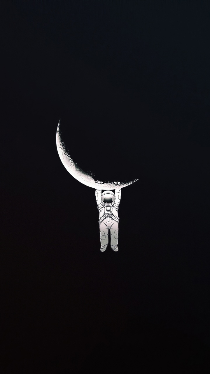 黑色的, 符号, 品牌, 黑色和白色的 壁纸 720x1280 允许