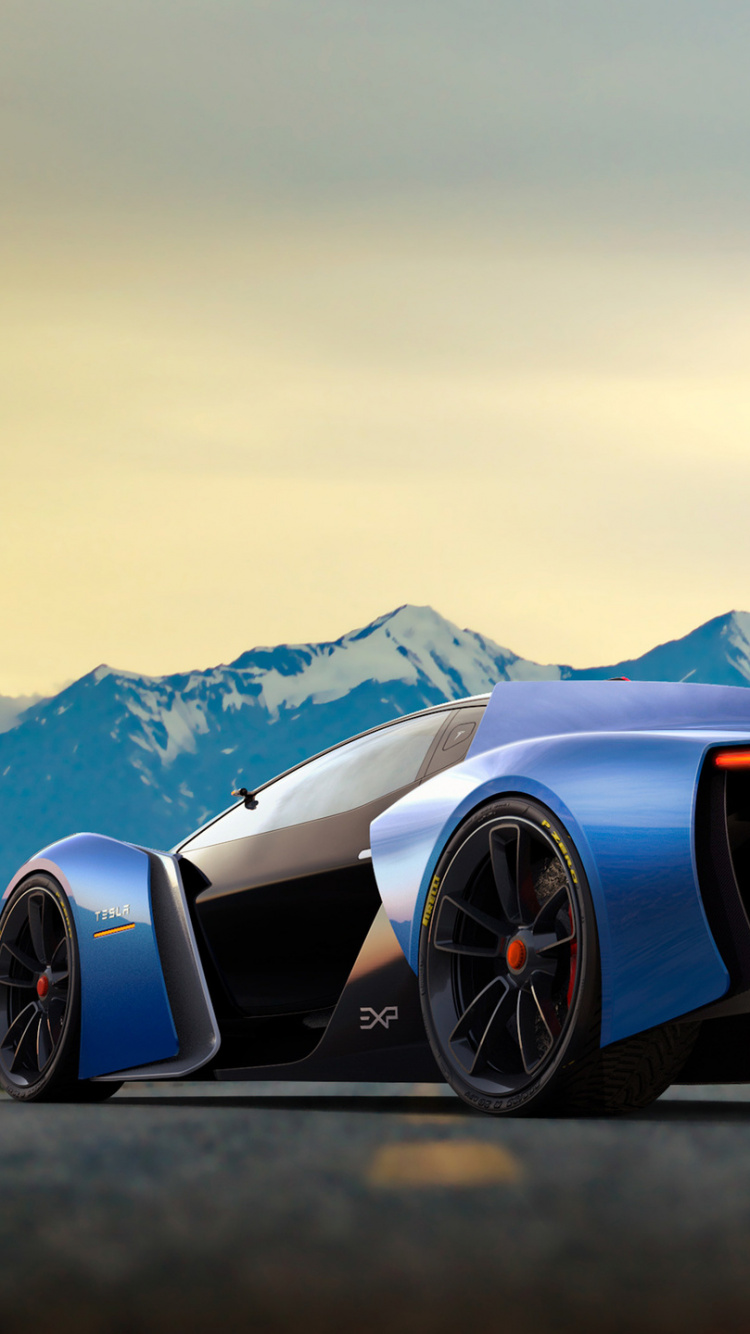 Schwarzer Lamborghini Aventador Tagsüber Unterwegs. Wallpaper in 750x1334 Resolution