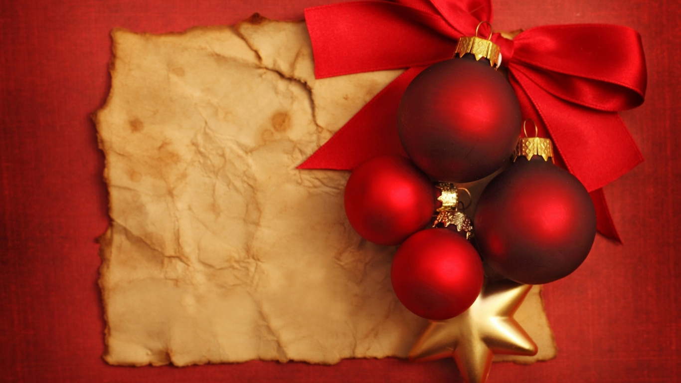 Weihnachten, Neujahr, Christmas Ornament, Weihnachtsdekoration, Weihnachtsmann. Wallpaper in 1366x768 Resolution