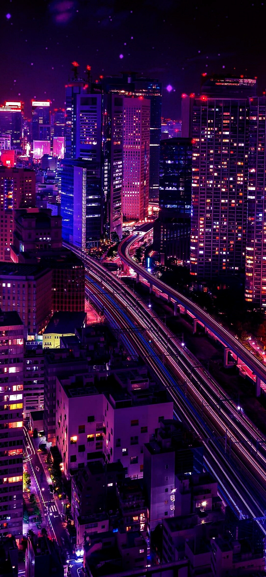 Wallpaper 4k night city city lights metropolis night 4k Wallpaper