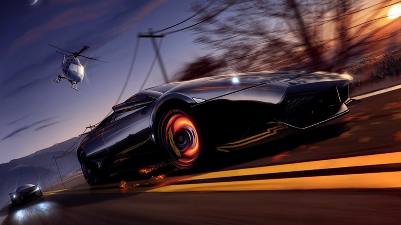 Need for Speed, Need for Speed Hot Pursuit, Notwendigkeit Für Hohe Geschwindigkeiten, Bedürfnis Nach Geschwindigkeit Iii Verfolgungsjagd, Need for Speed Payback. Wallpaper in 1366x768 Resolution