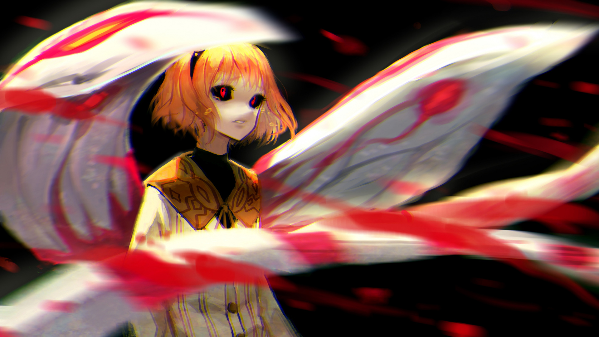 Anime-Charakter Mit Blonden Haaren. Wallpaper in 1920x1080 Resolution