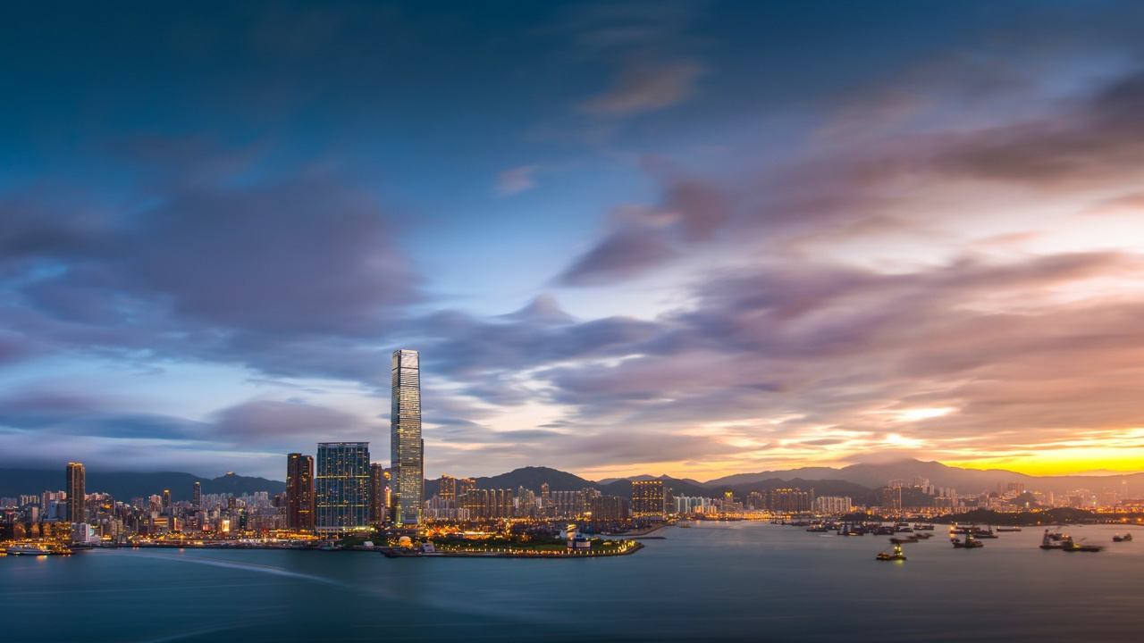 城市景观, 城市, 里程碑, 天际线, 建筑 壁纸 1280x720 允许