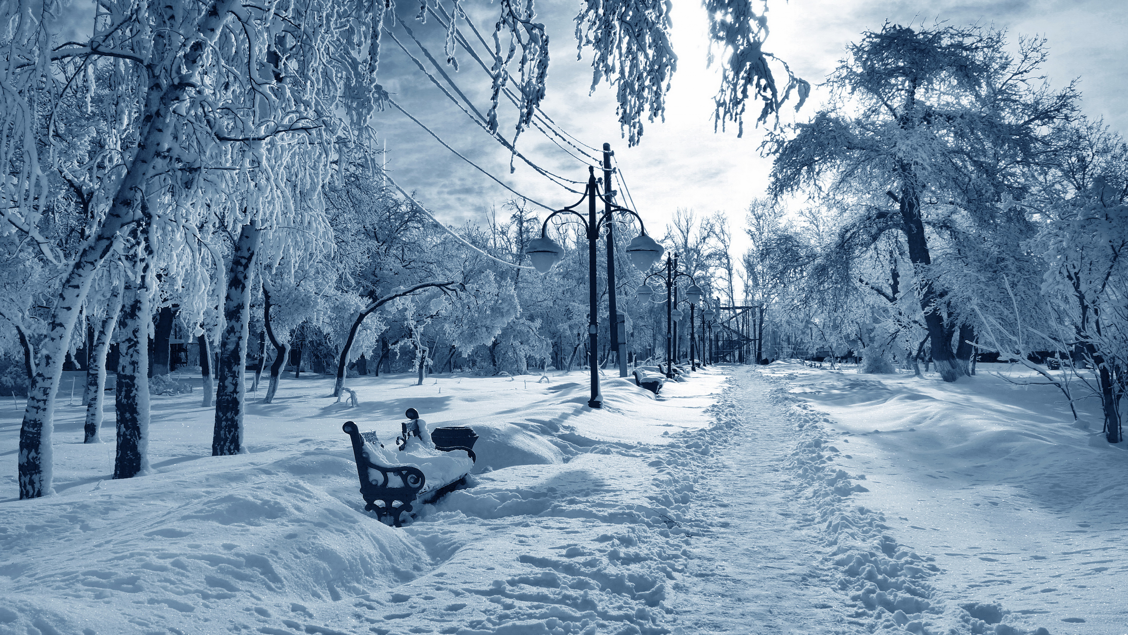 Persona Montada en Trineo Sobre Suelo Cubierto de Nieve Durante el Día. Wallpaper in 3840x2160 Resolution