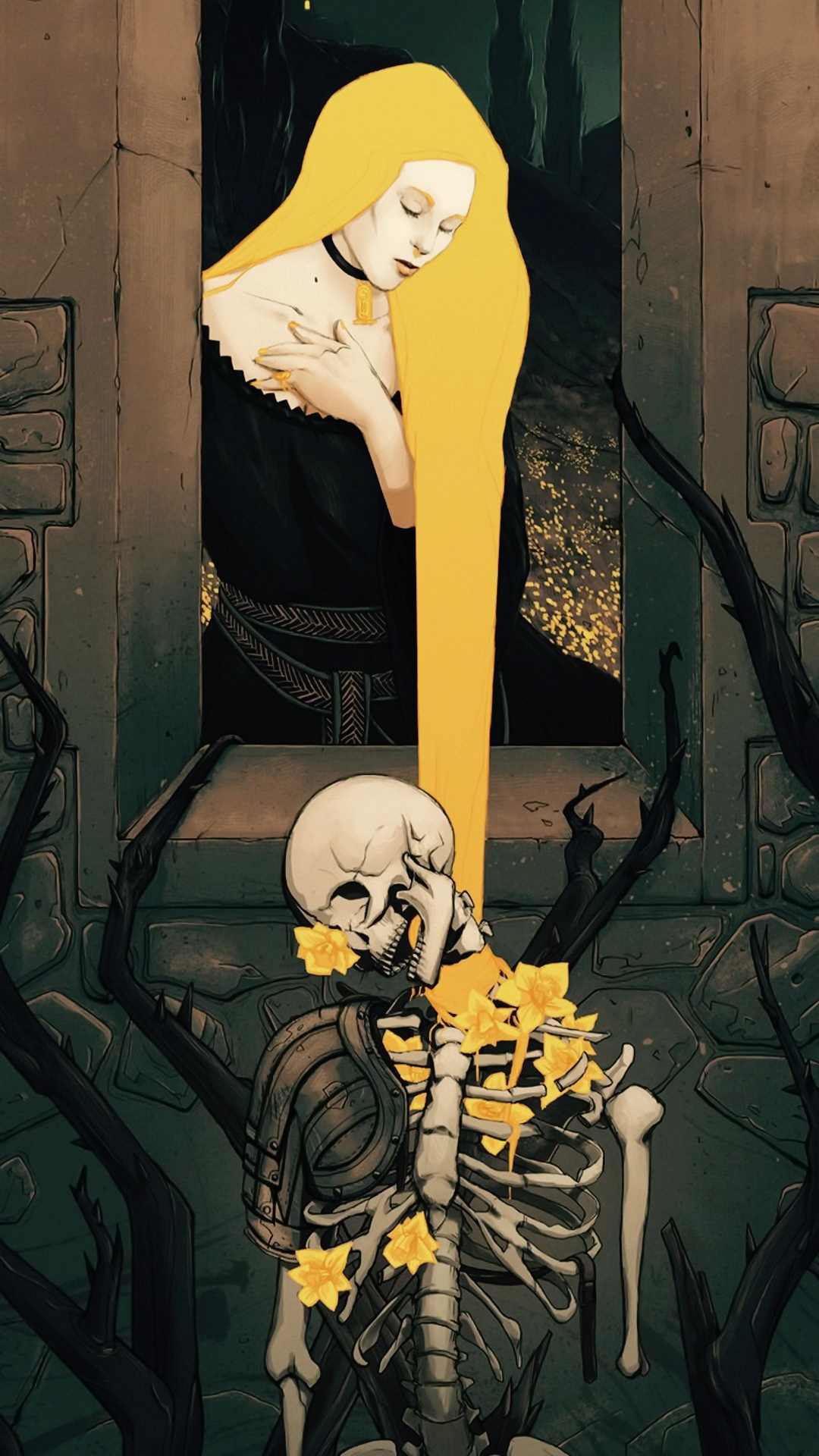 Art, Dessin, Illustration, j je lu y, Cartoon. Wallpaper in 1080x1920 Resolution