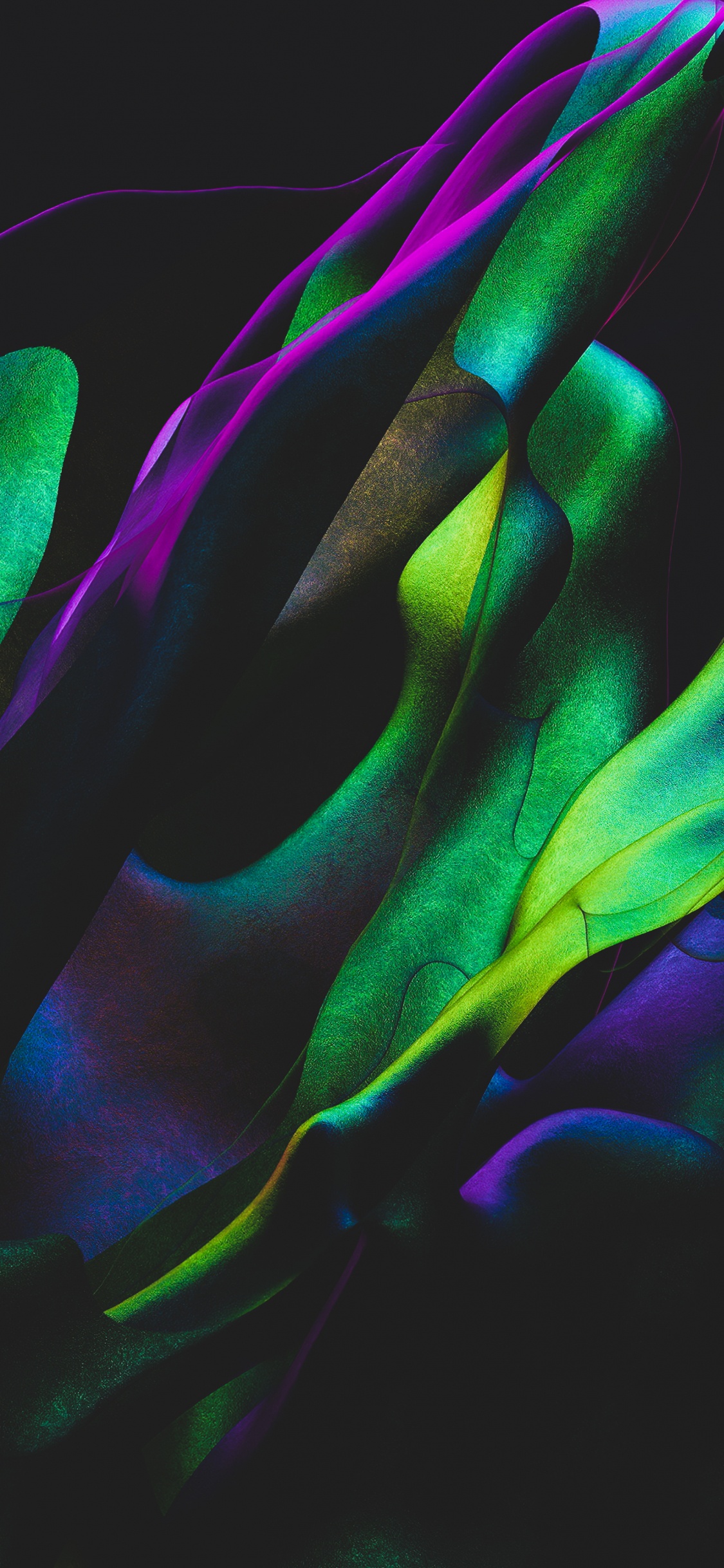 Luz, Ciencia, Verde, Morado, Textil. Wallpaper in 1125x2436 Resolution