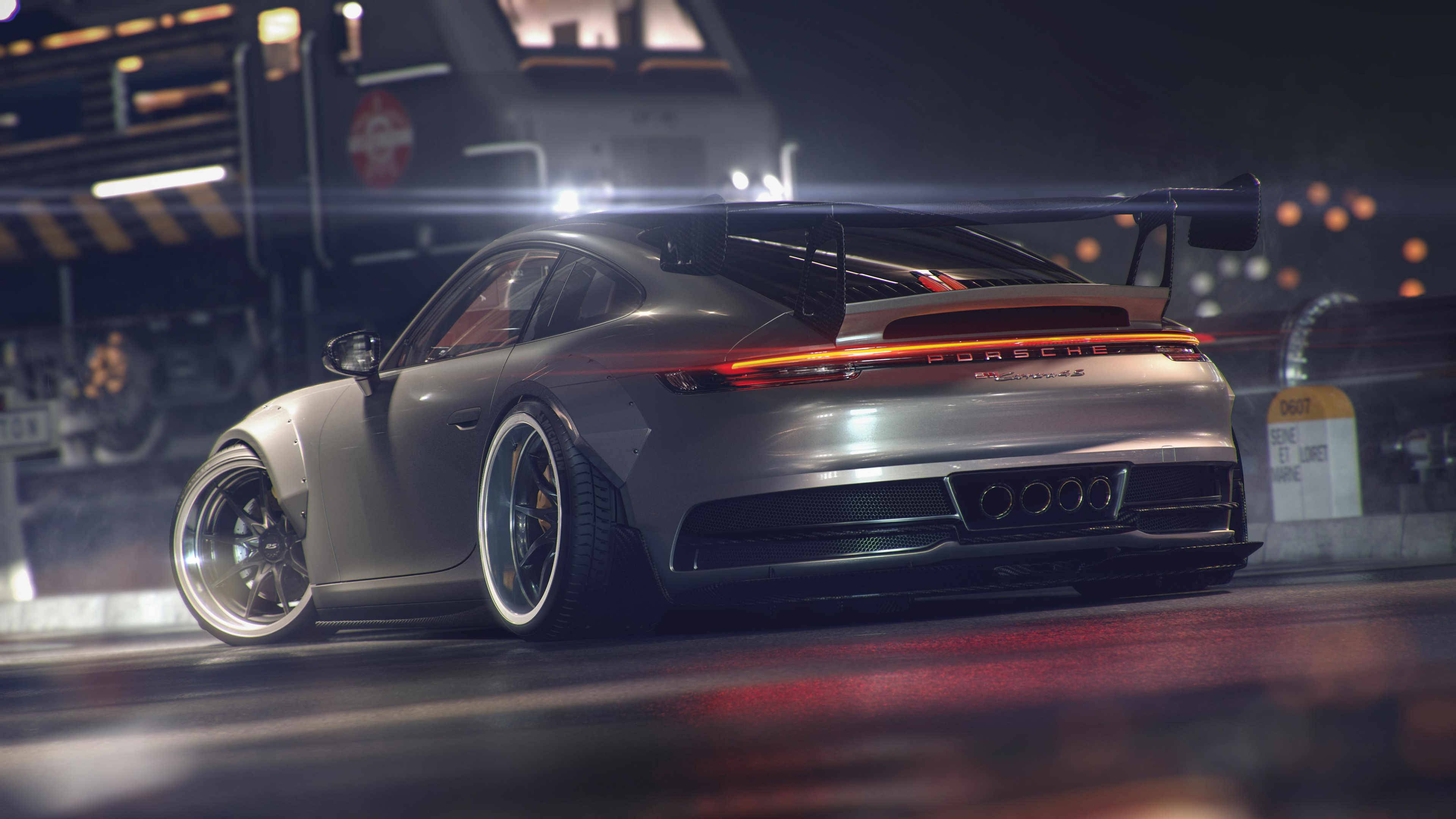Chiếc xe Porsche 911 đầy mạnh mẽ và năng động trên đường phố náo nhiệt, sẽ khiến bạn vô cùng thích thú và cảm nhận rõ ràng hơn về sức mạnh và tốc độ của nó. Họa tiết độc đáo, màu sắc nổi bật và không gian rộng lớn sẽ khiến hình nền trở nên sinh động và cuốn hút hơn bao giờ hết.