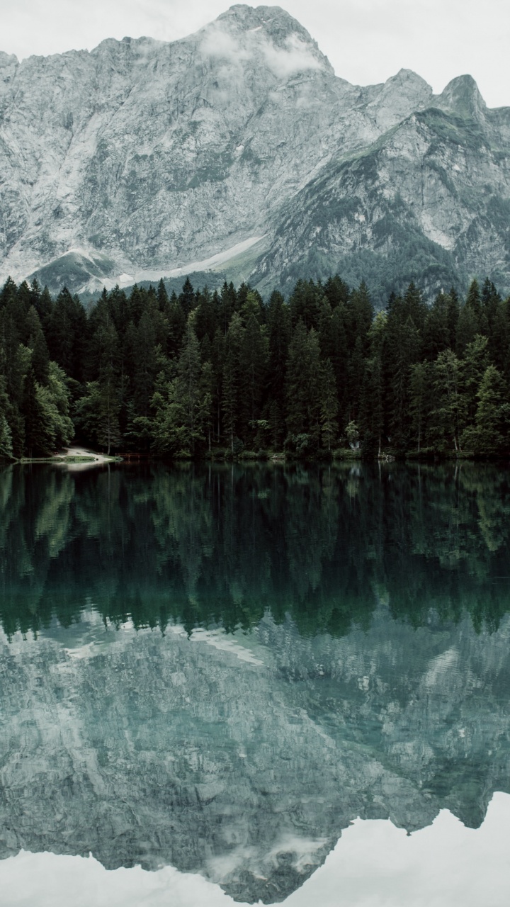 Montaña, Las Formaciones Montañosas, Naturaleza, Reflexión, Paisaje Natural. Wallpaper in 720x1280 Resolution