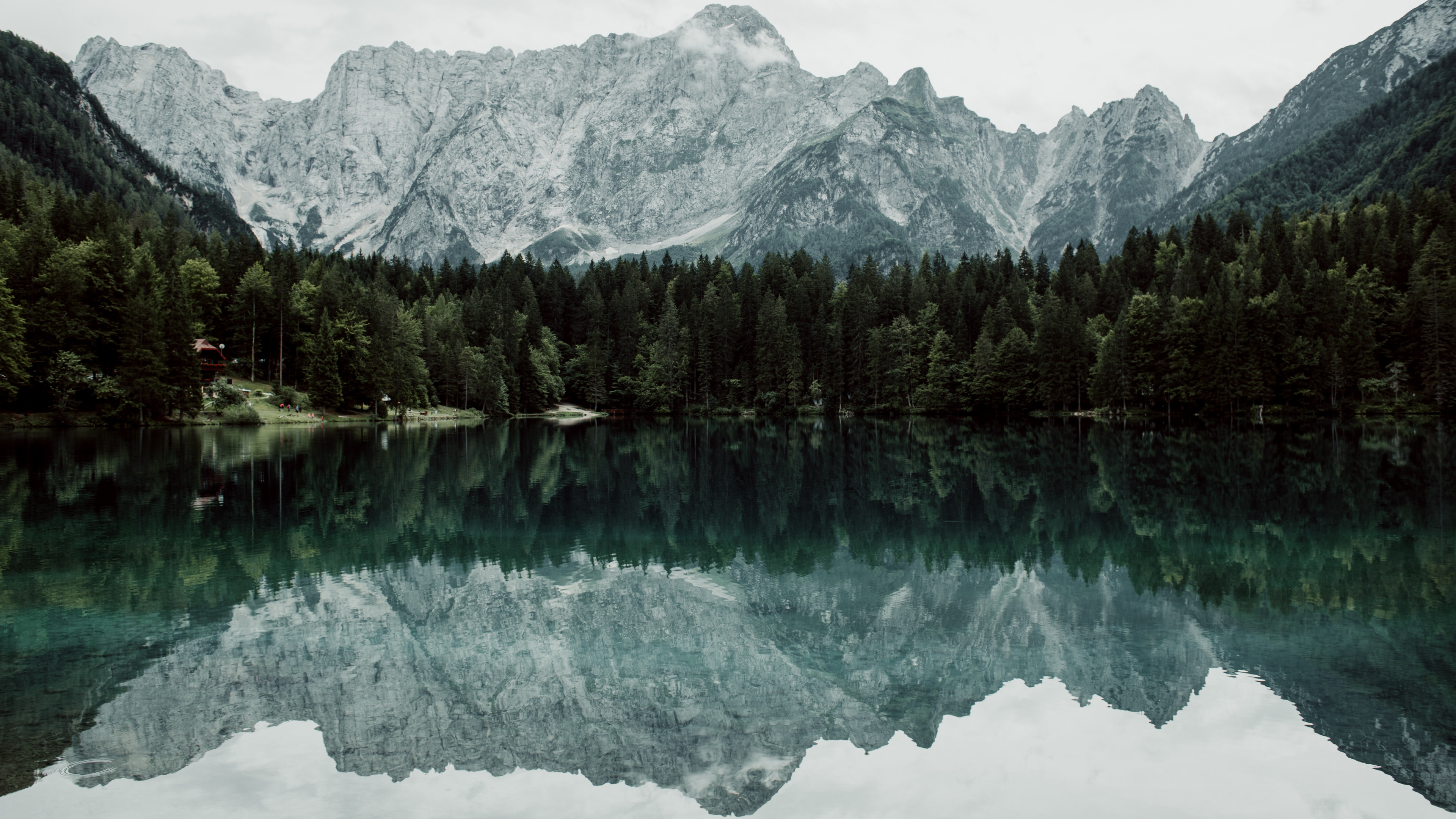 Bergigen Landschaftsformen, Natur, Reflexion, Naturlandschaft, Gewässer. Wallpaper in 3840x2160 Resolution