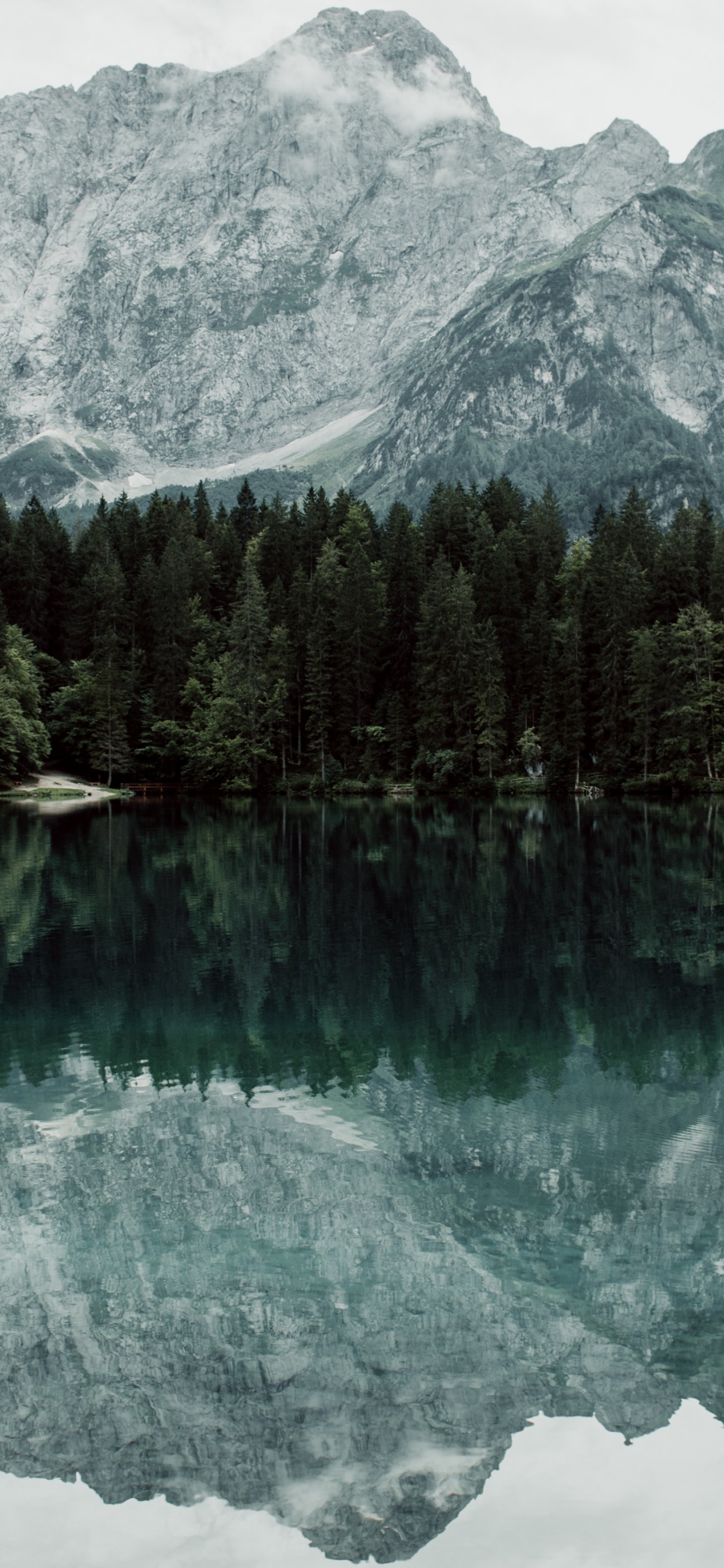 Mountain, Mountainous Landforms, Nature, Reflection, Natural Landscape. Wallpaper in 1242x2688 Resolution