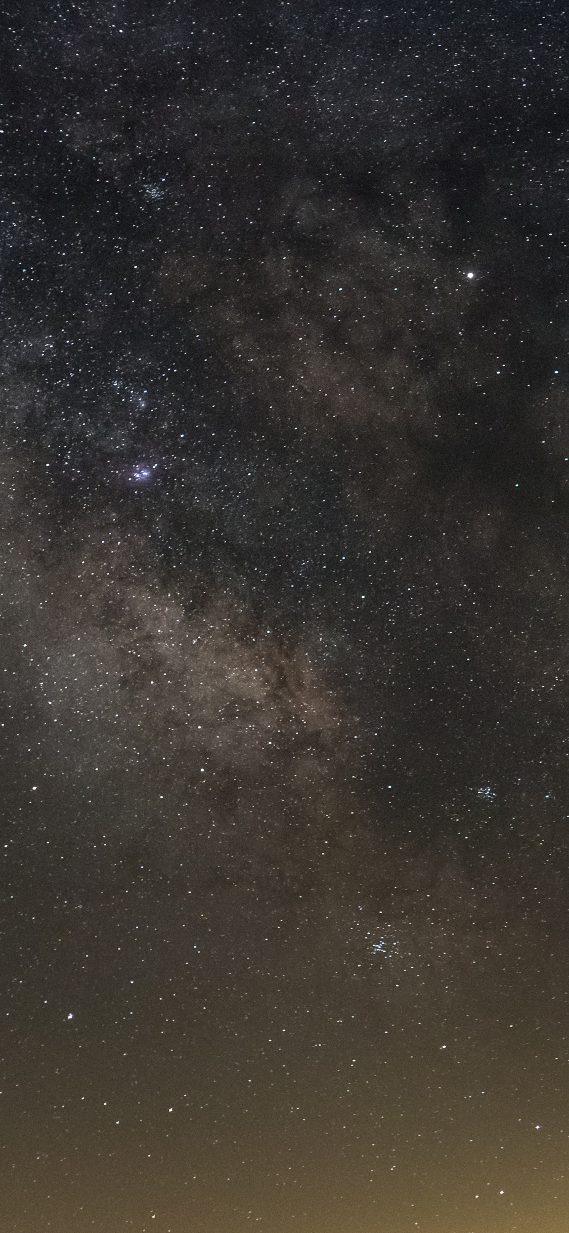 Starry Night Over The Starry Night. Wallpaper in 1125x2436 Resolution