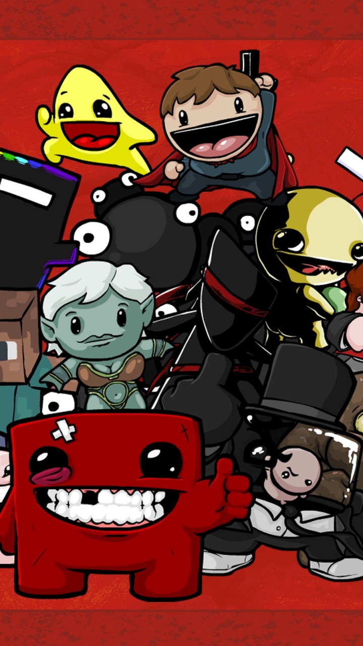 Jeu de Plate-forme, Jeu Indie, Cartoon, Fiction, Illustration. Wallpaper in 720x1280 Resolution