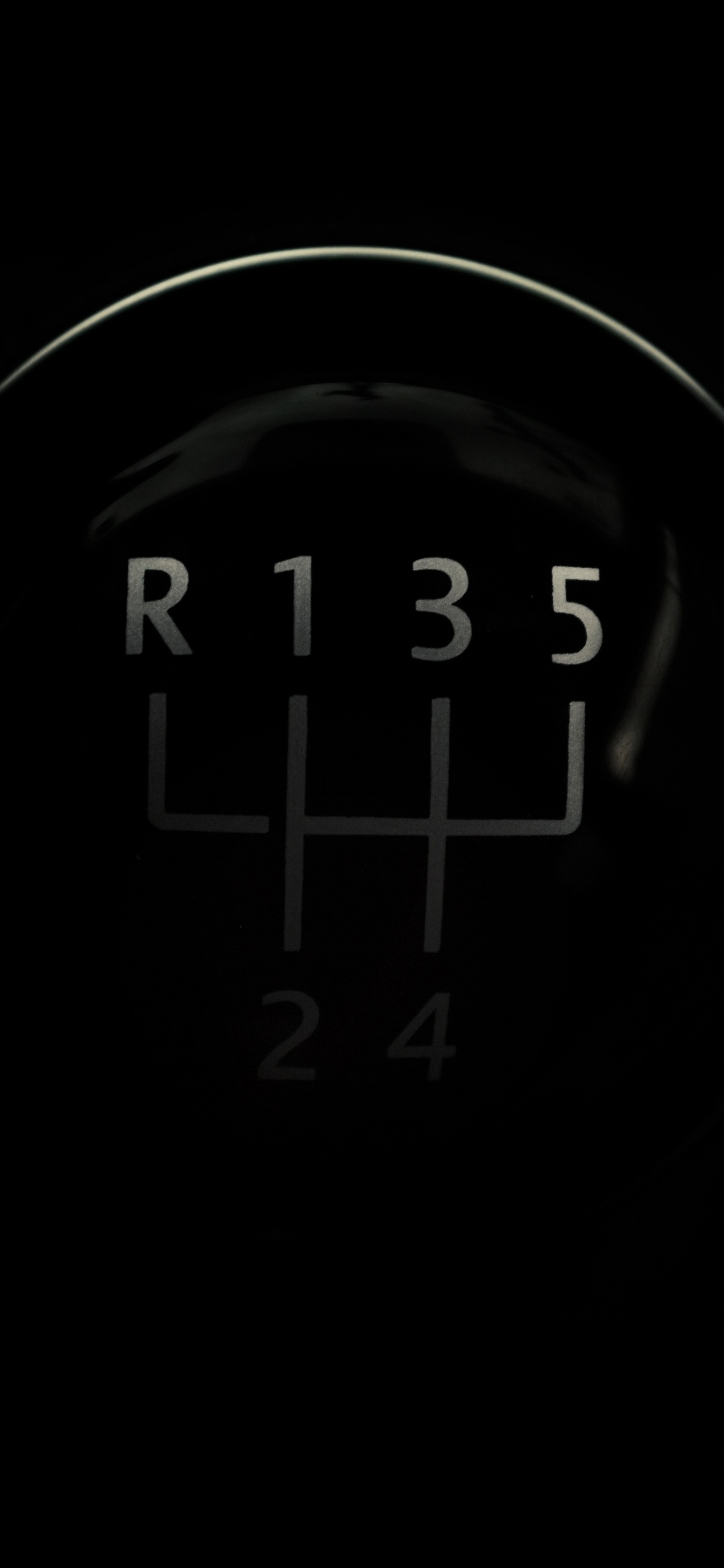 Logo Blanco y Negro. Wallpaper in 1242x2688 Resolution