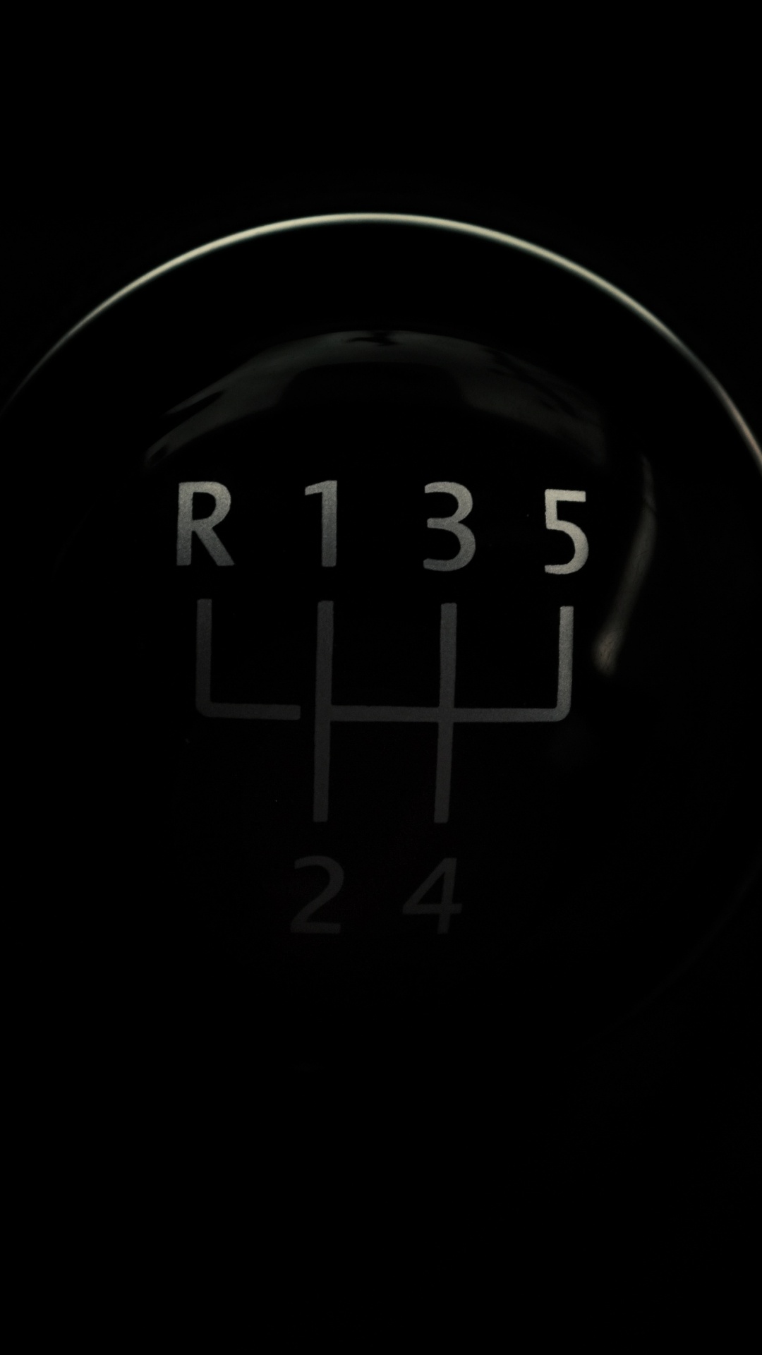 Schwarz-Weiß-Logo. Wallpaper in 1080x1920 Resolution