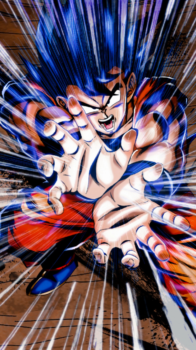 Dragon Ball Legends Goku Extremo, Goku, Leyendas de Dragon Ball, Broly, Tronco. Wallpaper in 750x1334 Resolution