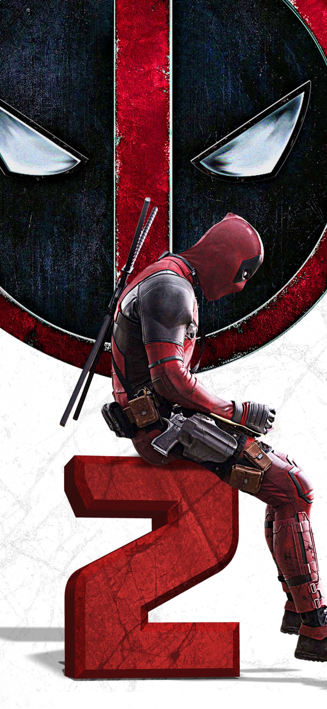 Red and Black Spider Man. Wallpaper in 1125x2436 Resolution