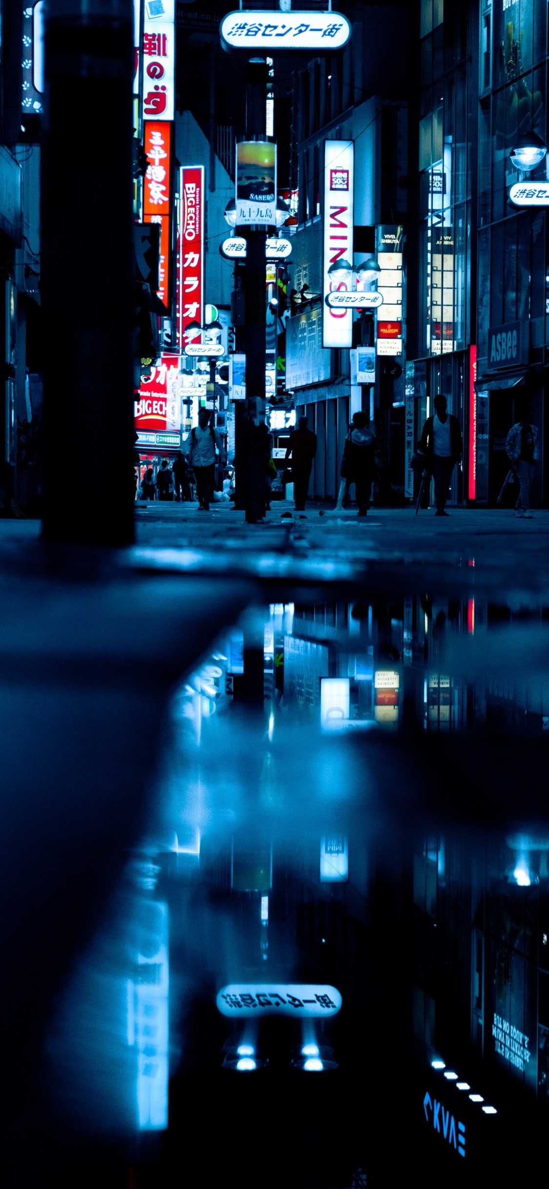 东京, 光, 黑色的, 车灯, 建筑 壁纸 1125x2436 允许