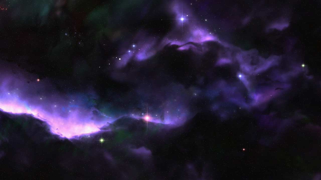 Lila Und Weiße Galaxie Illustration. Wallpaper in 1280x720 Resolution