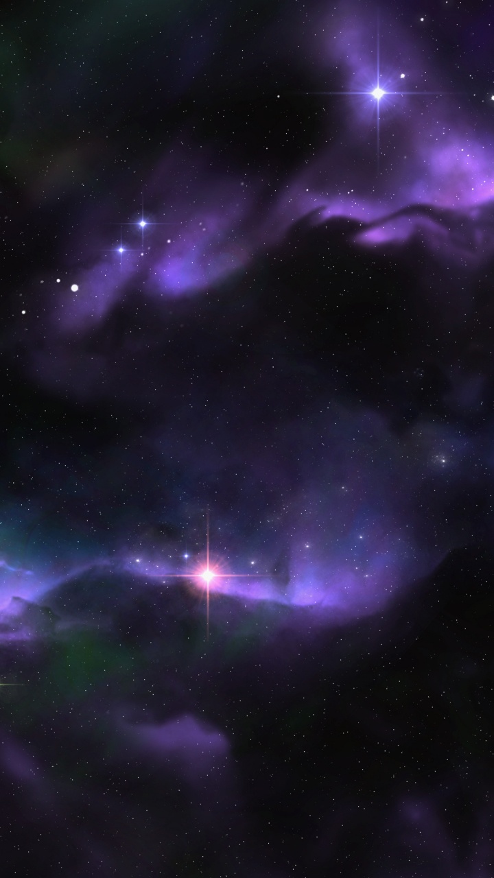 Purple and White Galaxy Illustration. Wallpaper in 720x1280 Resolution